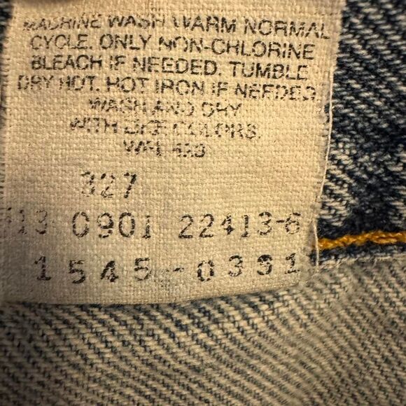 Vintage Levi’s 545 Loose Fit Jeans Men’s Size 38x38 Made in USA Distressed Light - Picture 6 of 8